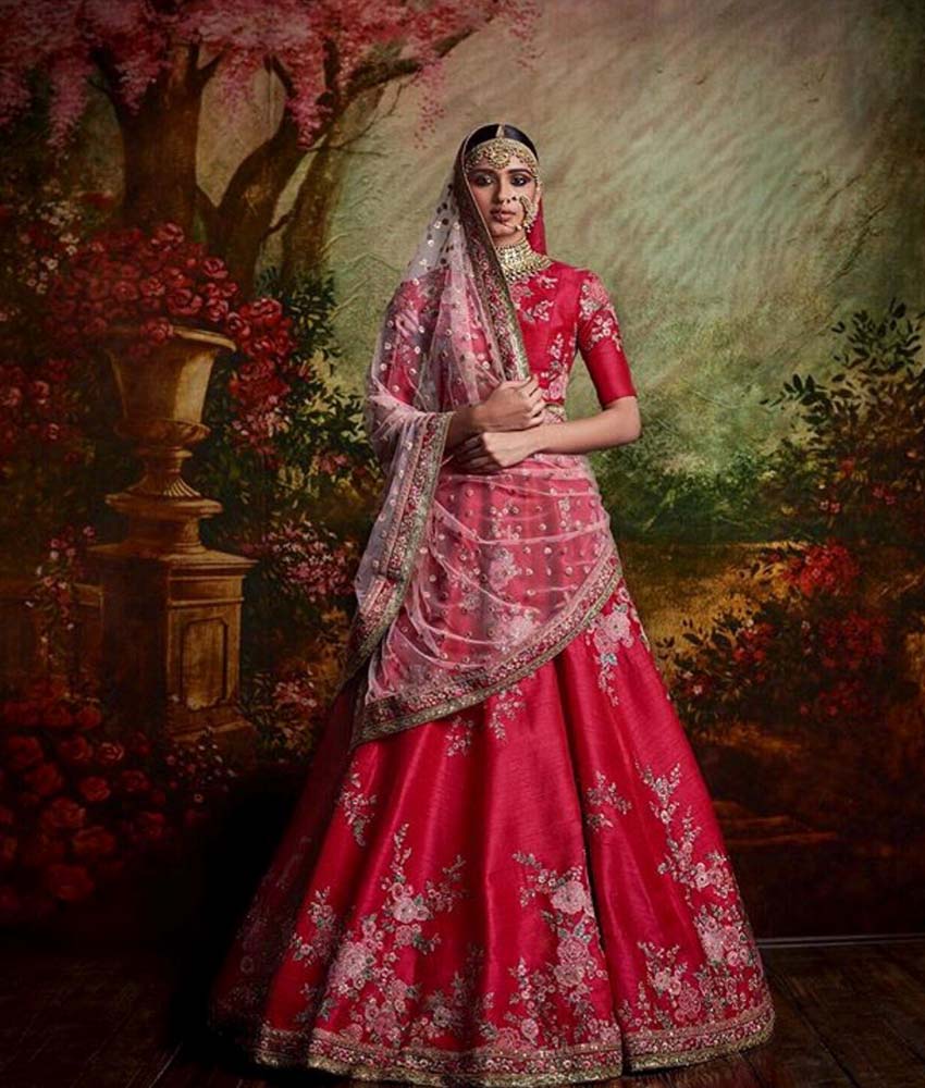 Printed Designer Sabyasachi Lehenga choli – TheDesignerSaree