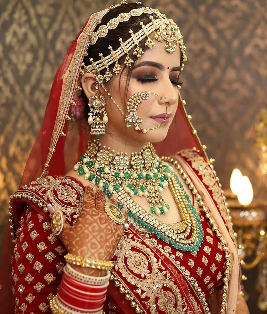 Bridal on sale heavy nath