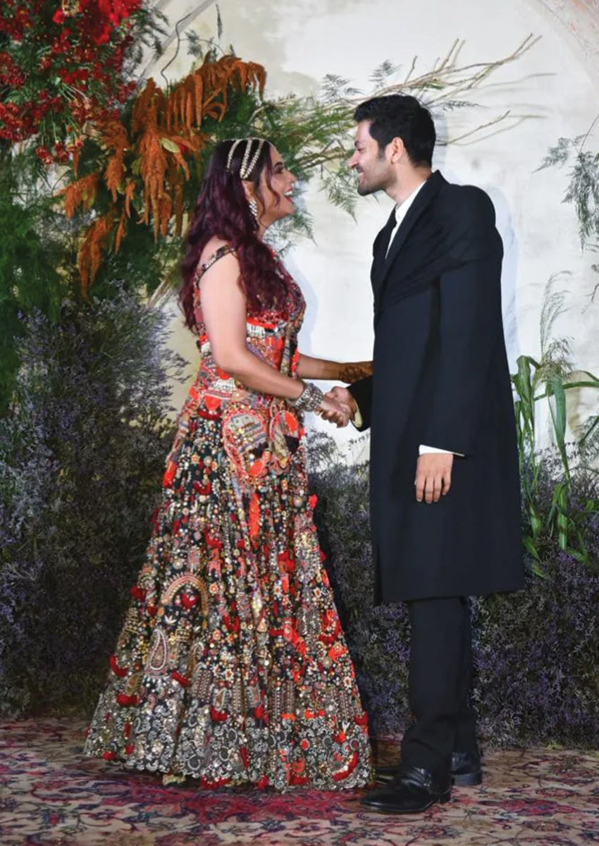 Richa Chadha makes an ethereal bride in her wedding photos to Ali Fazal